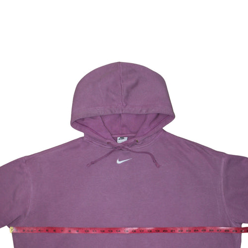 Nike Womens Purple Pullover Hoodie XL - Relaxed Fit Casual Sweatshirt