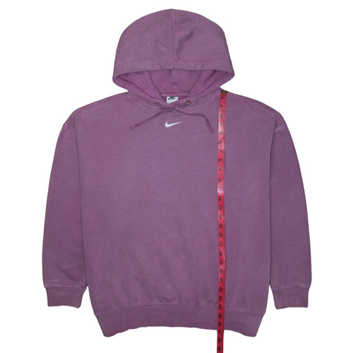 Nike Womens Purple Pullover Hoodie XL - Relaxed Fit Casual Sweatshirt