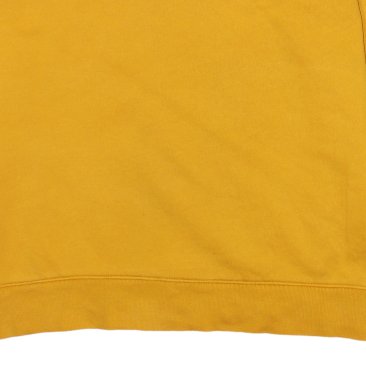 Tommy Jeans Mens Yellow XS Crew Neck Cotton Logo Sweatshirt
