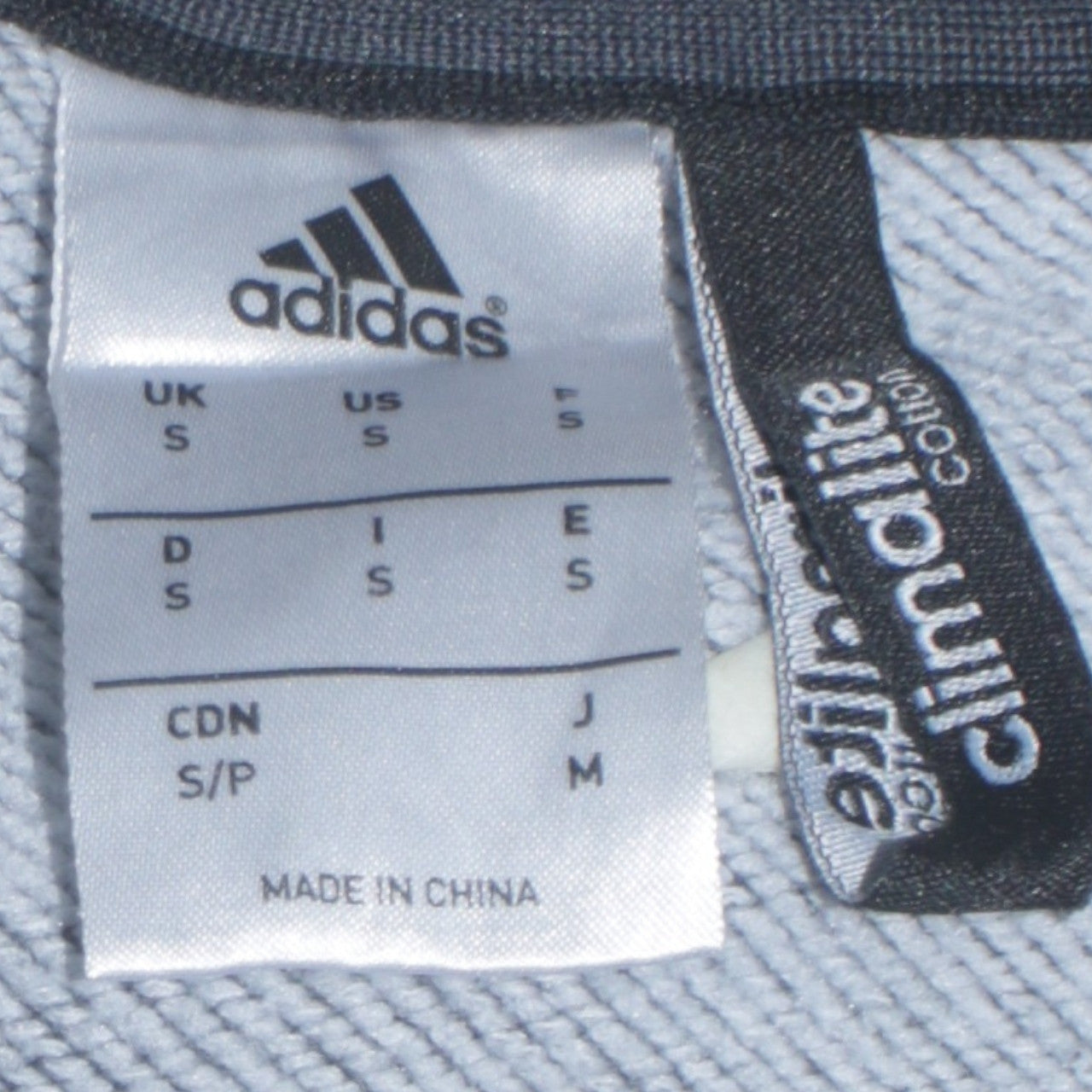 Adidas Men's Grey Logo Crew Neck Pullover Sweatshirt Size S