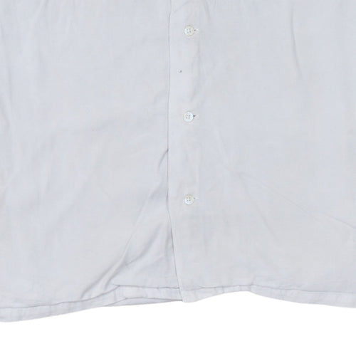 Avirex Men’s White 2XL Frogmen Button-Up Shirt Retro Nautical Style