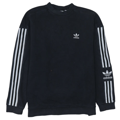 Adidas Men's Black Size S Pullover Crew Neck Sweatshirt