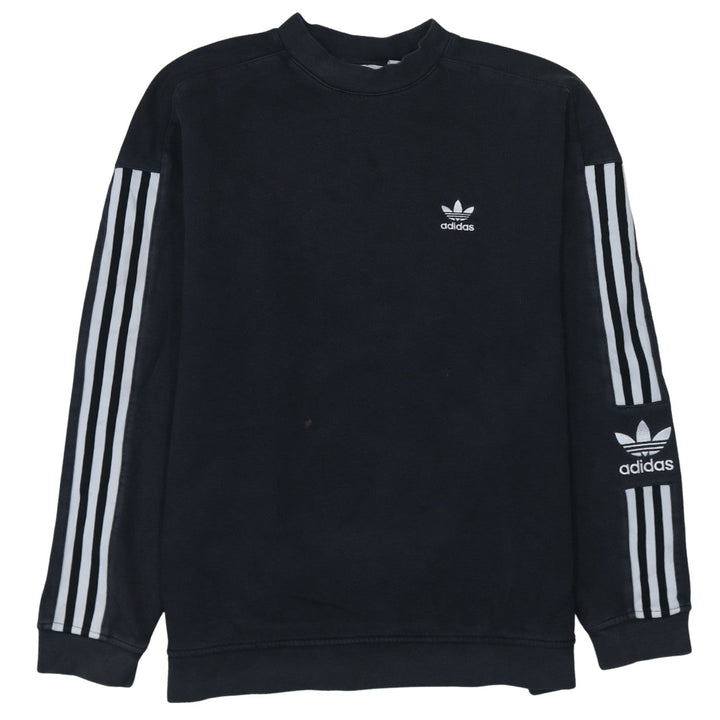 Adidas Men's Black Size S Pullover Crew Neck Sweatshirt