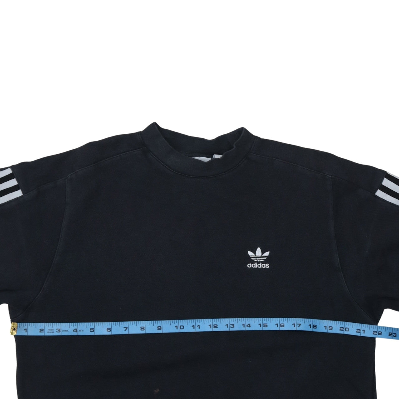 Adidas Men's Black Size S Pullover Crew Neck Sweatshirt