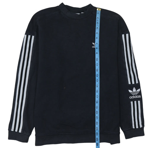Adidas Men's Black Size S Pullover Crew Neck Sweatshirt