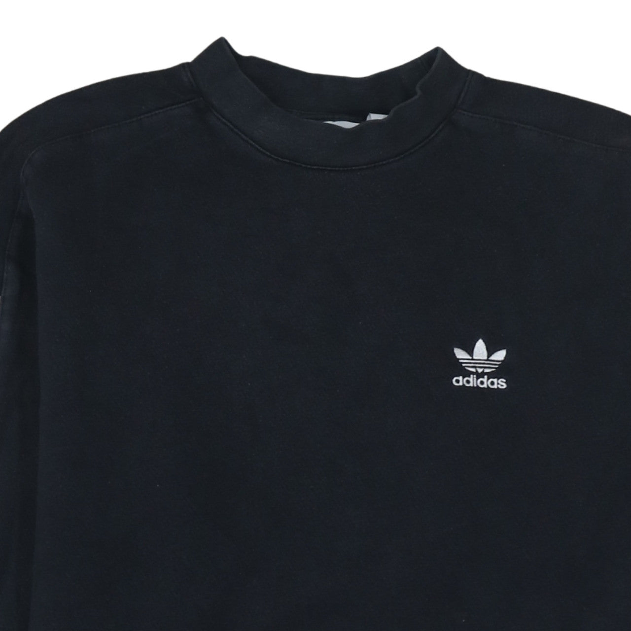 Adidas Men's Black Size S Pullover Crew Neck Sweatshirt