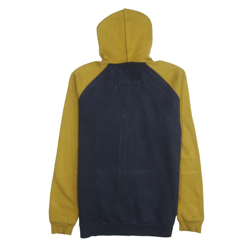 Quiksilver Boys Multicoloured Full Zip Hoodie Size 16 Blue and Yellow