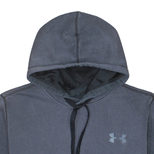 Under Armour Men’s Grey Pullover Hoodie Size M ColdGear Fleece Athletic