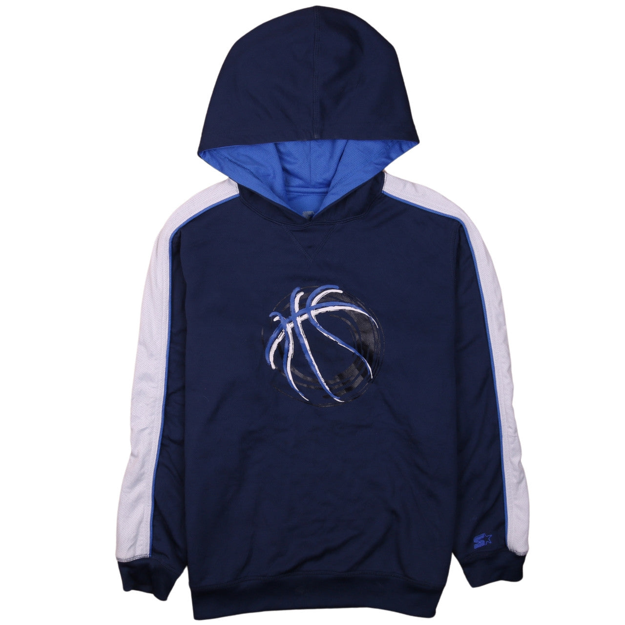 Starter Men's Blue Pullover Basketball Hoodie Size L