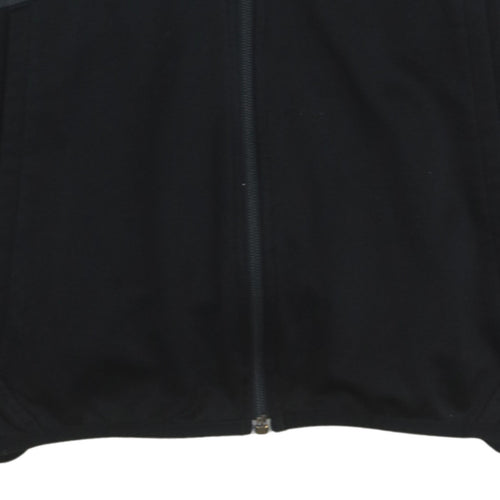 The North Face Boys Black Hooded Full Zip Soft Shell Jacket Size L