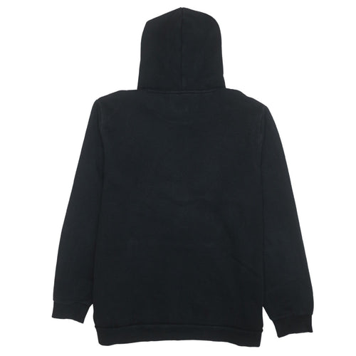 Puma Men's Black XL Pullover Hoodie with Logo Print
