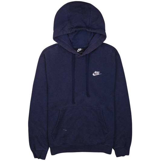 Nike Men's Blue Pullover Hoodie Small Regular Fit Fleece