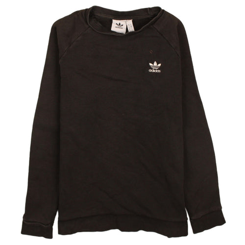 Adidas Men's Black Crew Neck Pullover Sweatshirt Size S