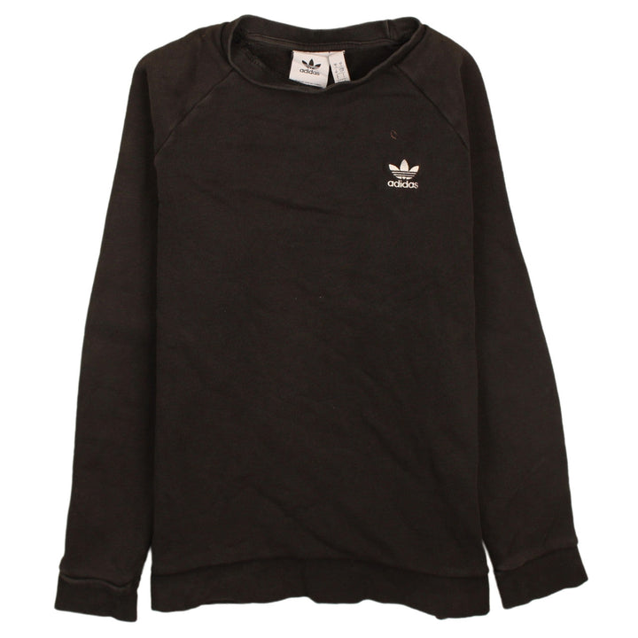 Adidas Men's Black Crew Neck Pullover Sweatshirt Size S