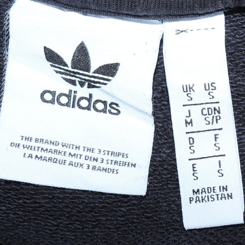 Adidas Men's Black Crew Neck Pullover Sweatshirt Size S