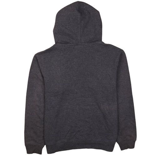 Champion Womens Charcoal Hoodie XL Pullover Logo Print Cotton Blend