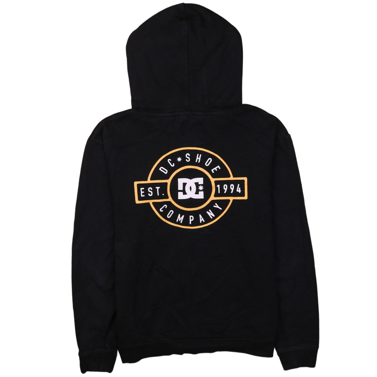 DC Shoes Boys Black Pullover Hoodie XL Graphic Logo Hooded Sweatshirt