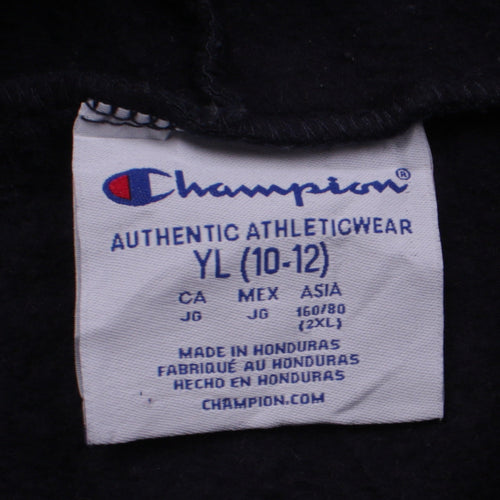 Champion Boys Black Michigan Wolverines Pullover Hoodie YL 10-12