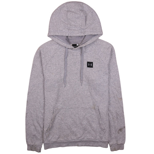 Under Armour Men's Grey Pullover Hoodie M Regular Fit Fleece