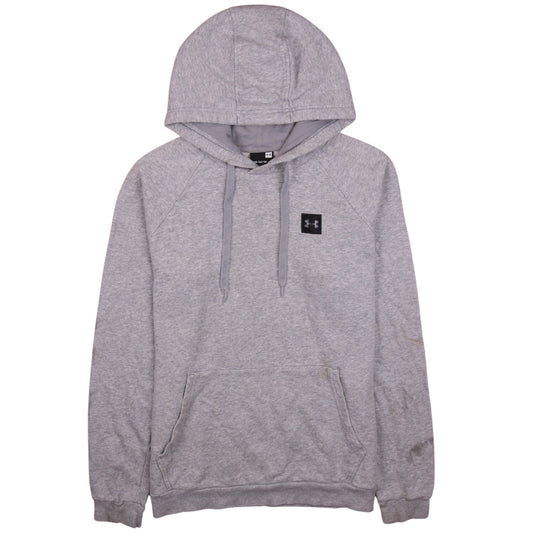 Under Armour Men's Grey Pullover Hoodie M Regular Fit Fleece