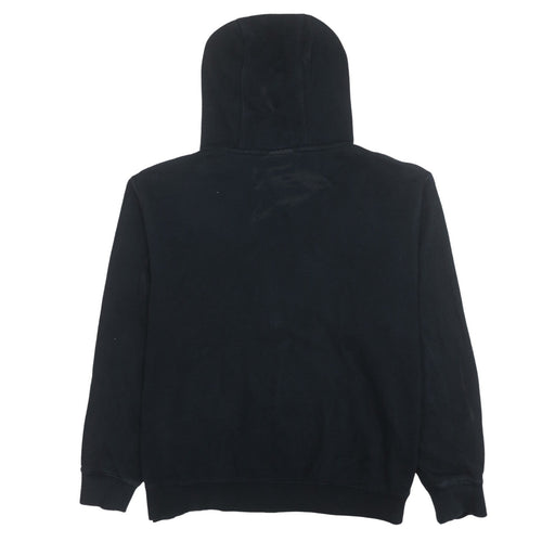 Nike Men's Black Full Zip Hoodie XL Logo Fleece Sweatshirt