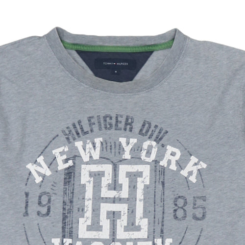Tommy Hilfiger Men's Grey New York Varsity Graphic T-Shirt M