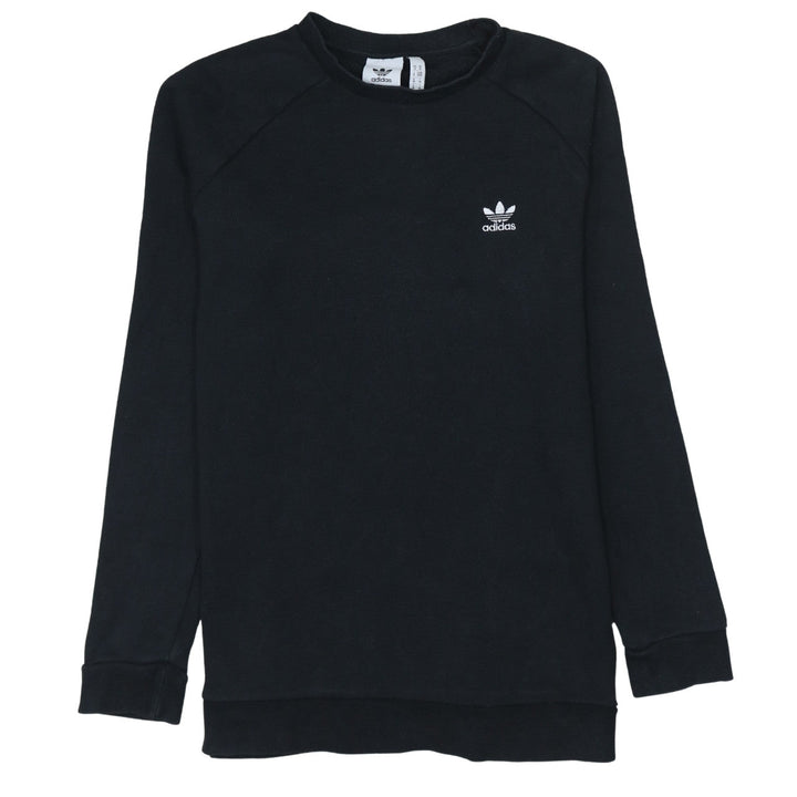 Adidas Men's Black Pullover Crew Neck Sweatshirt M Regular Fit