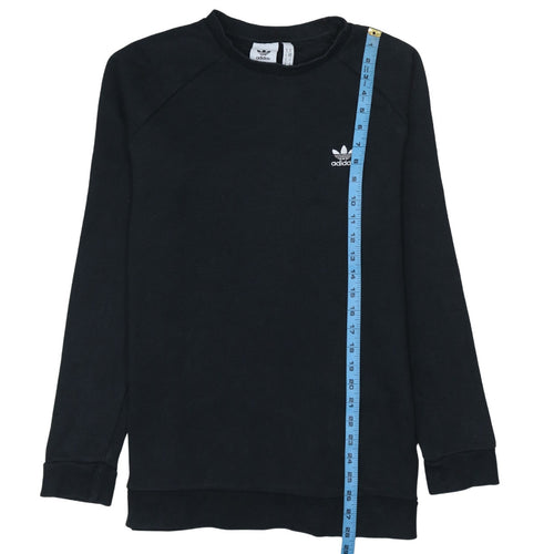 Adidas Men's Black Pullover Crew Neck Sweatshirt M Regular Fit