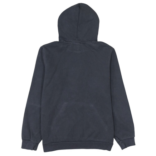 Puma Boys Navy Blue Pullover Hoodie 15-16 Years Logo Print Cotton Blend