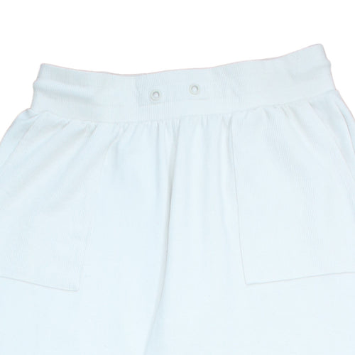 F&F Active Women’s White Fleece Wide-Leg Sweatpants M