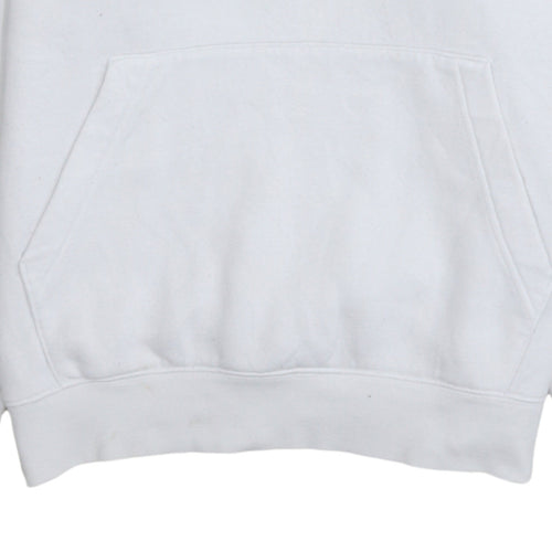 Nike Men's White Pullover Hoodie Size S Lightweight Fleece