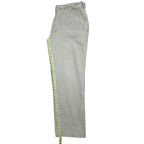 Duluth Trading Co Men's Beige Cargo Trousers 40x32 Cotton Stretch