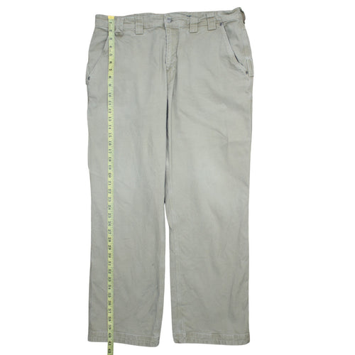 Duluth Trading Co Men's Beige Cargo Trousers 40x32 Cotton Stretch