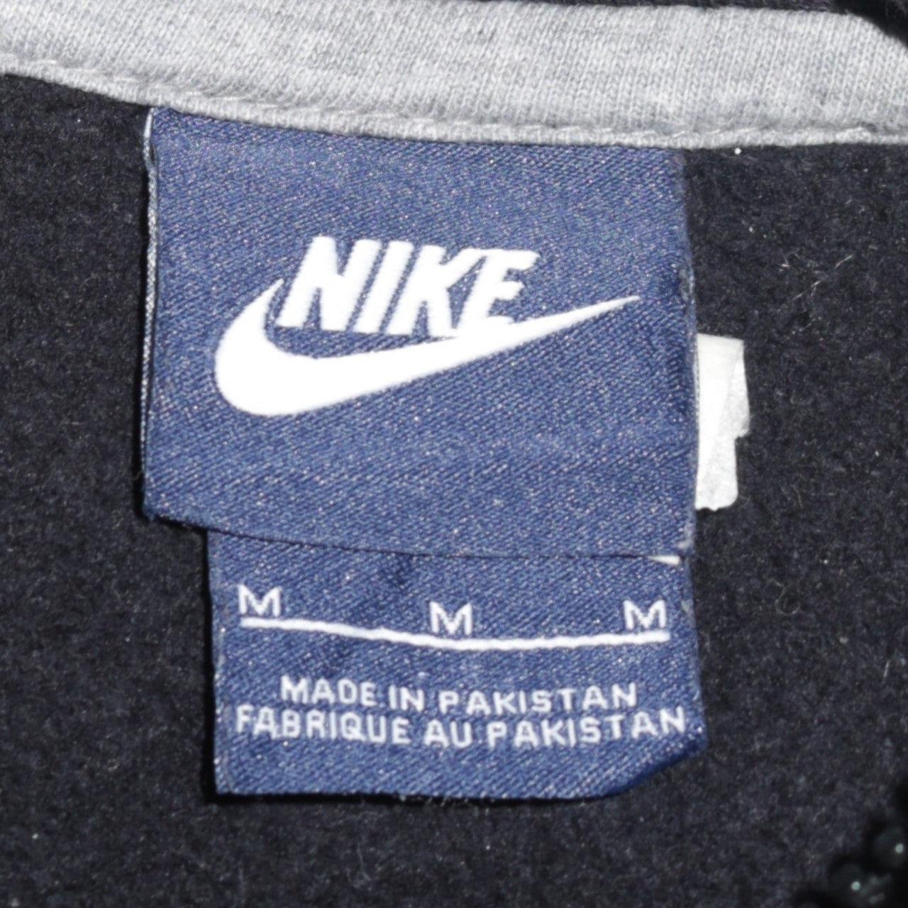 Nike Men's Black Full Zip Hoodie M Fleece Sportswear