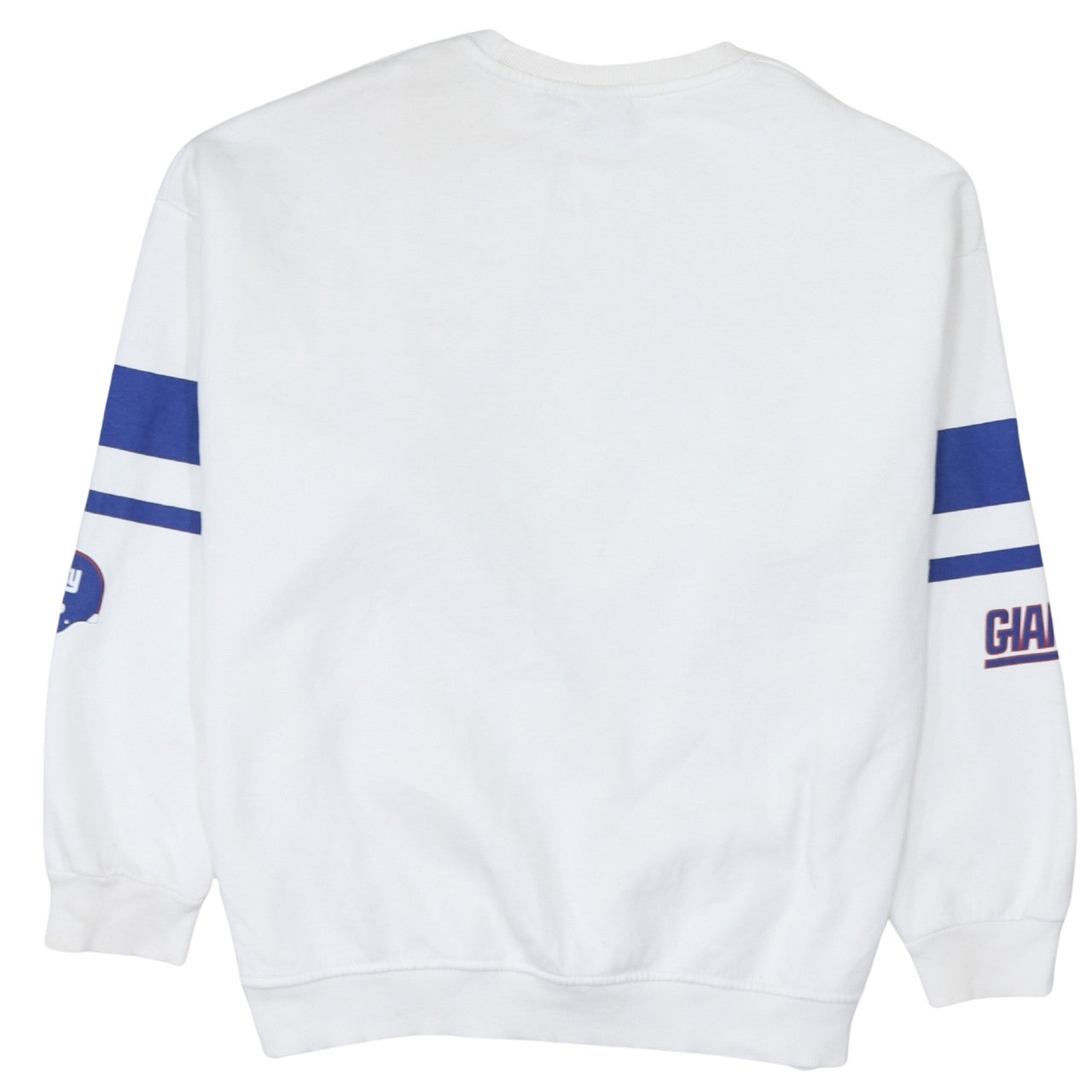 Primark NFL Giants White Cotton Sweatshirt Women S 10/12 Crew Neck Pullover