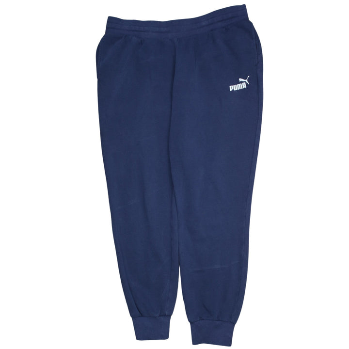 Puma Women’s Blue Jogger Sweatpants Size 14 Tapered Fit