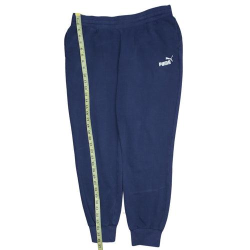 Puma Women’s Blue Jogger Sweatpants Size 14 Tapered Fit