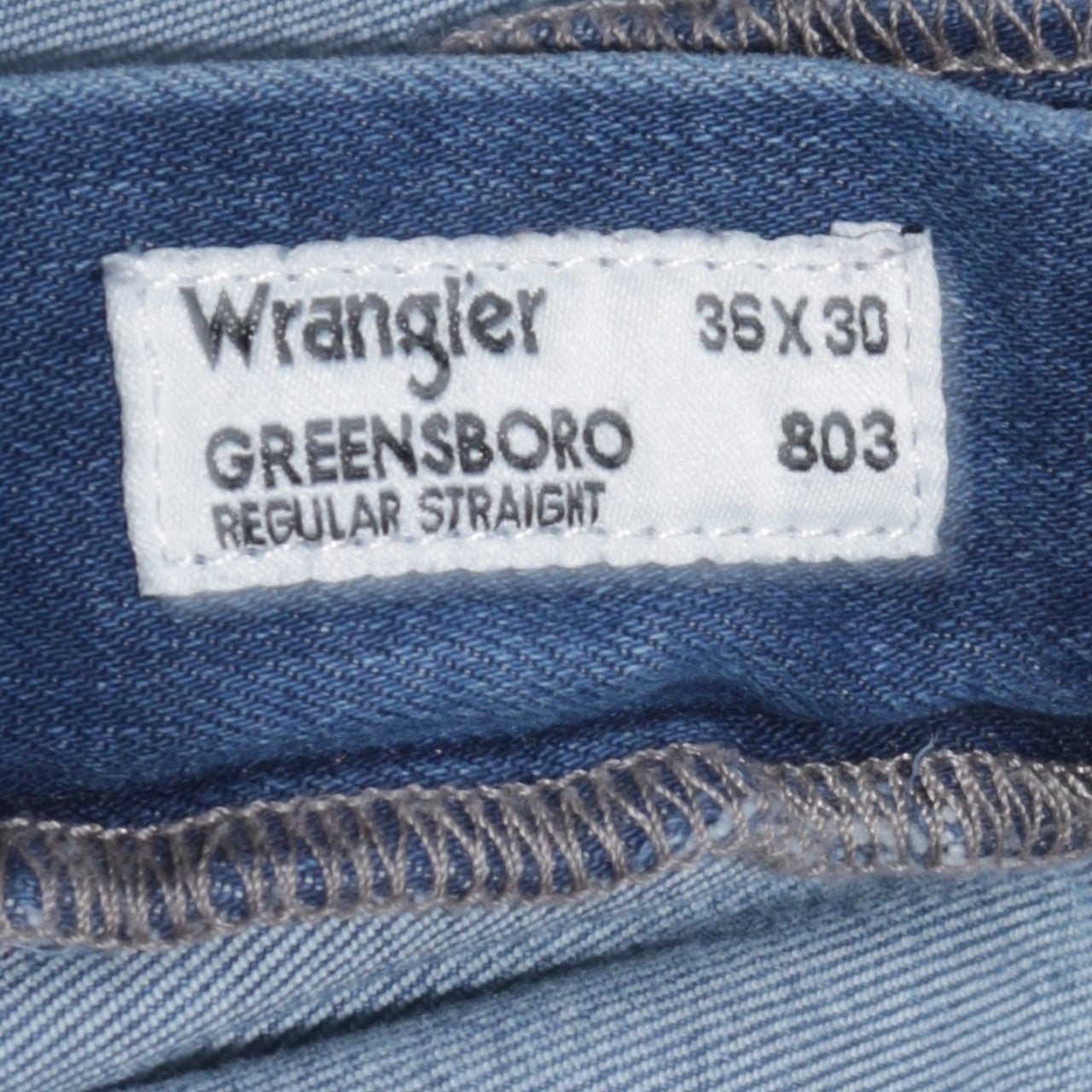 Wrangler Womens Blue Greensboro Regular Straight Jeans Size 20