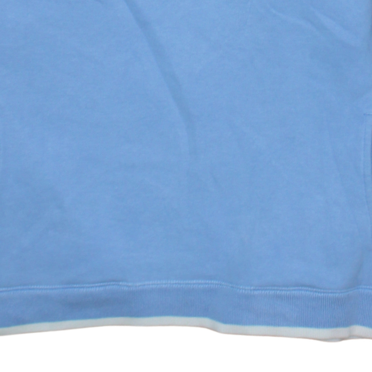 Champion Women's Blue 1/4 Zip Pullover Sweatshirt L Fleece Logo