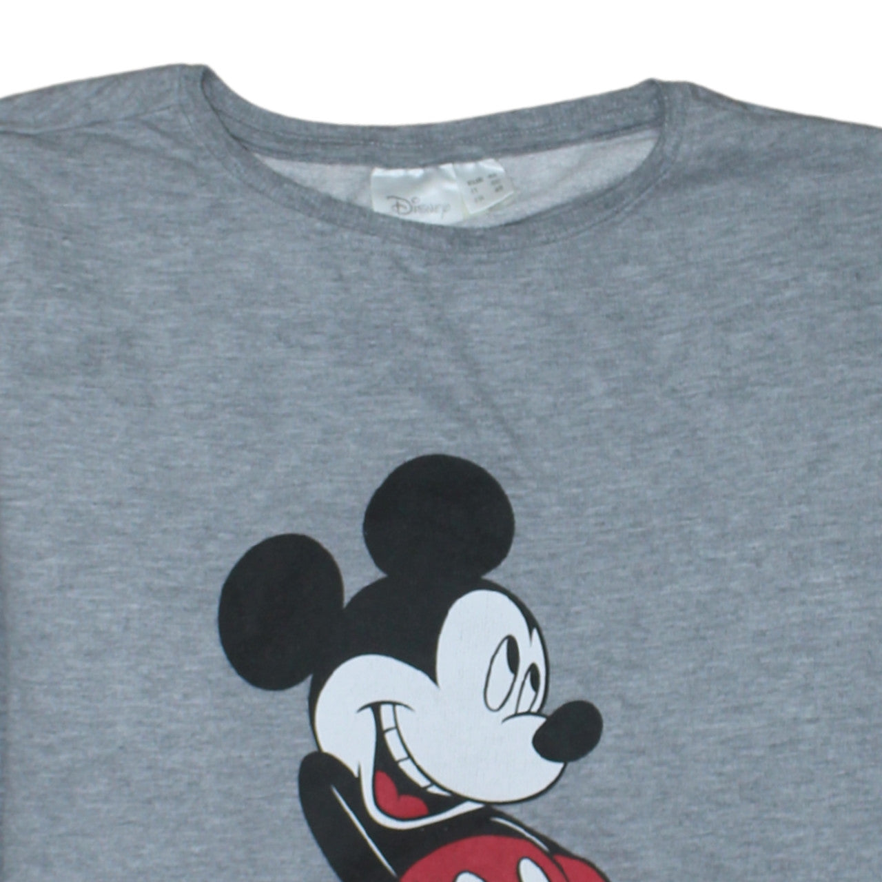 Disney Women Grey Mickey Mouse Pullover Sweatshirt UK 22
