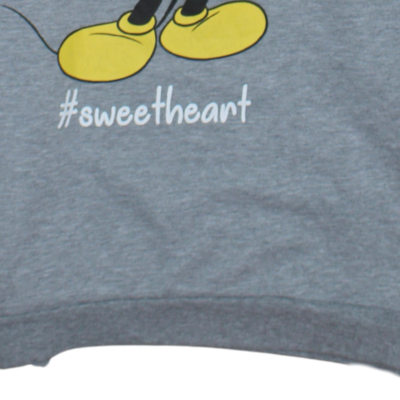 Disney Women Grey Mickey Mouse Pullover Sweatshirt UK 22