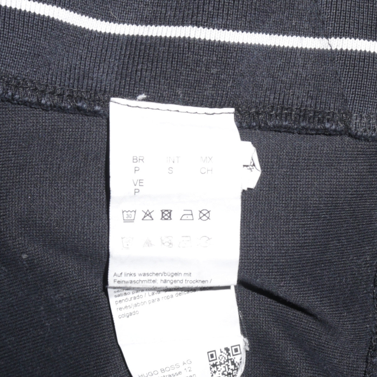 Hugo Boss Men's Black Pullover Hoodie Size S Logo Design