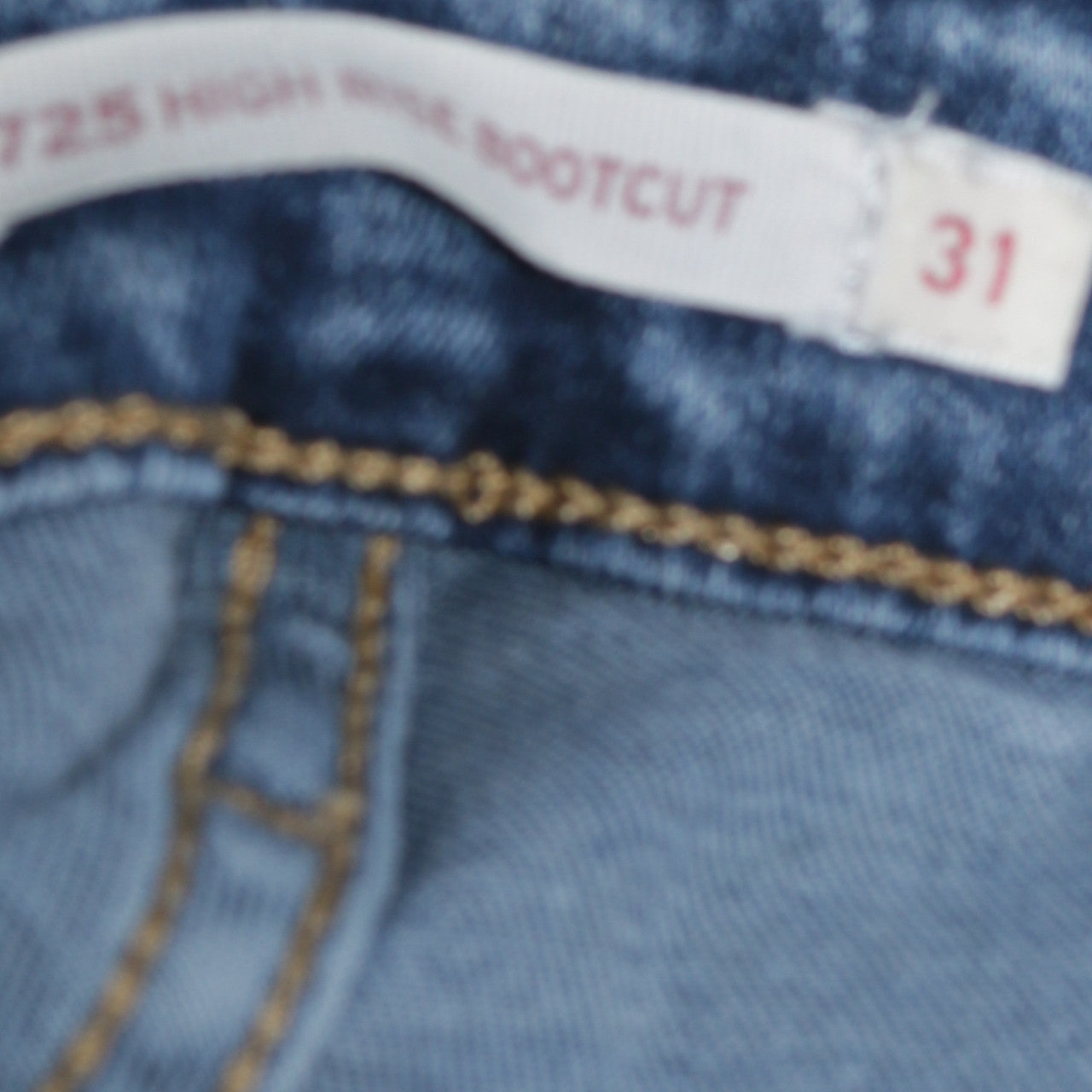 Levi's Women's Blue High Rise Bootcut Jeans Size 31 Regular Denim