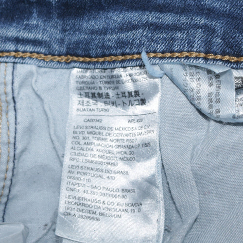 Levi's Women's Blue High Rise Bootcut Jeans Size 31 Regular Denim