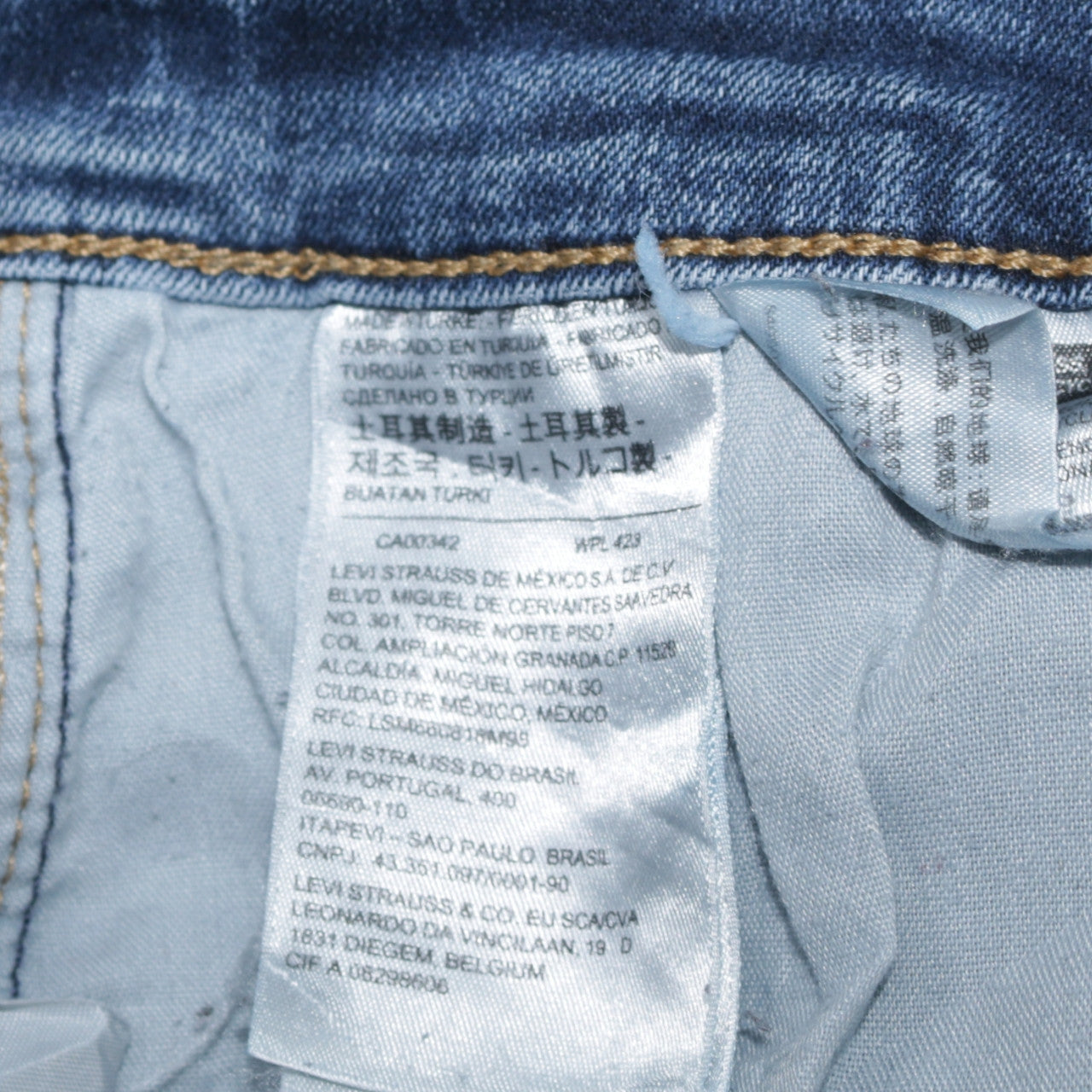 Levi's Women's Blue High Rise Bootcut Jeans Size 31 Regular Denim