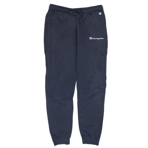 Champion Men's Black Jogger Sweatpants Small Fleece Tapered Fit