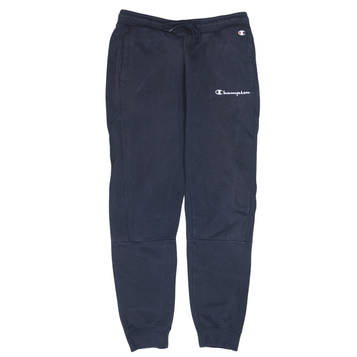 Champion Men's Black Jogger Sweatpants Small Fleece Tapered Fit