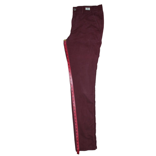 Tommy Hilfiger Men's Red Chino Trousers Size 33/36 Cotton