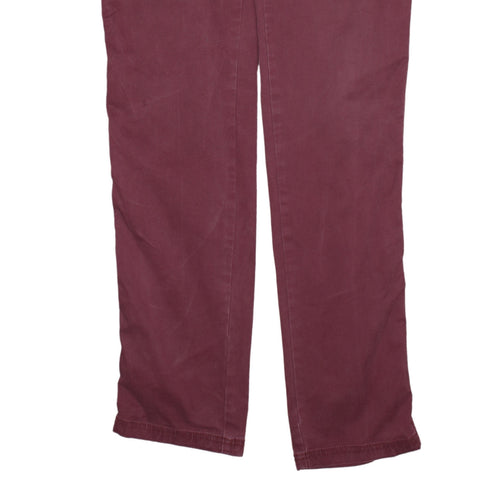Tommy Hilfiger Men's Red Chino Trousers Size 33/36 Cotton