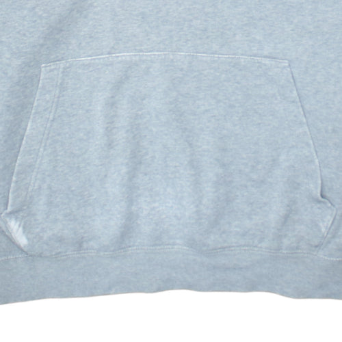 Nike Men's Grey Pullover Hoodie Size L Fleece Sweatshirt